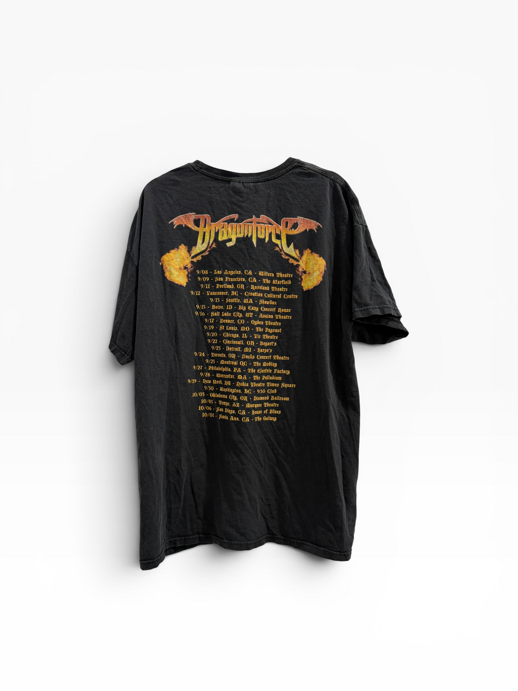 Dragonforce Inhumane Rampage Tour Shirt (2006)