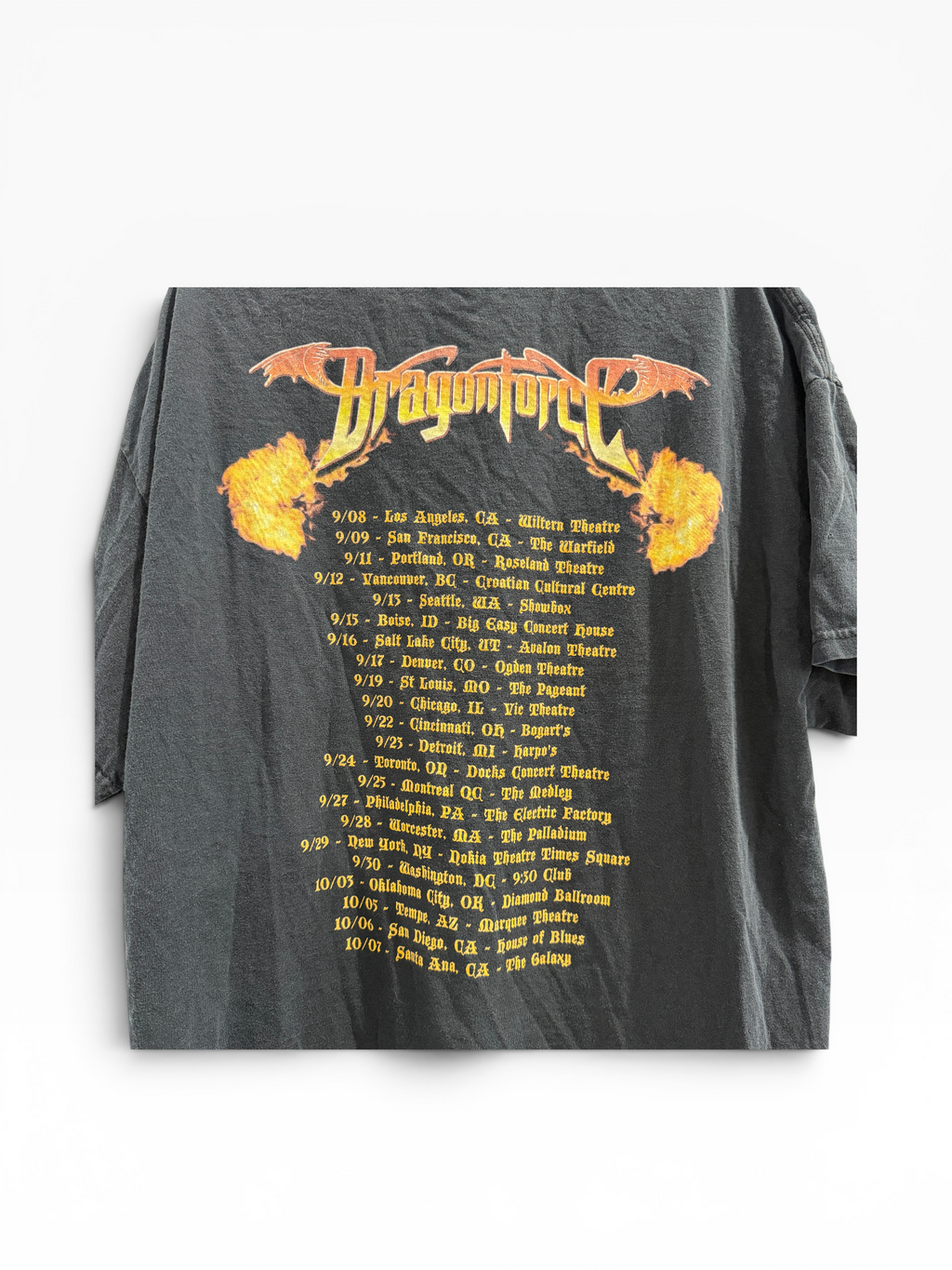 Dragonforce Inhumane Rampage Tour Shirt (2006)