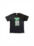 My Store black cotton crewneck t-shirt featuring a bold Green Day graphic print on the front.